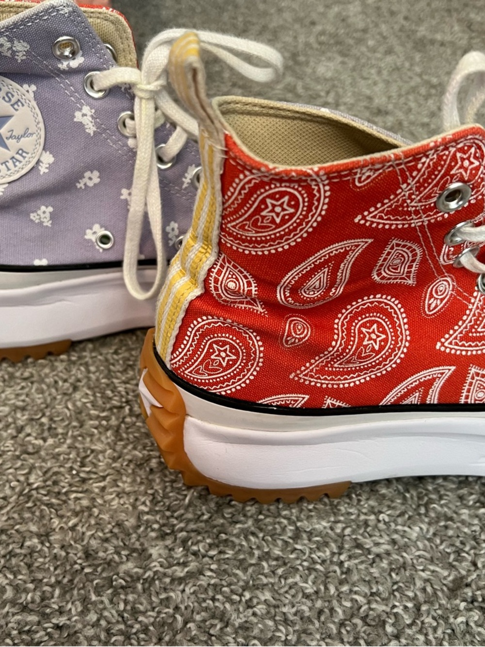Converse Multi-Color High-Top Platforms - Picture 2 of 4